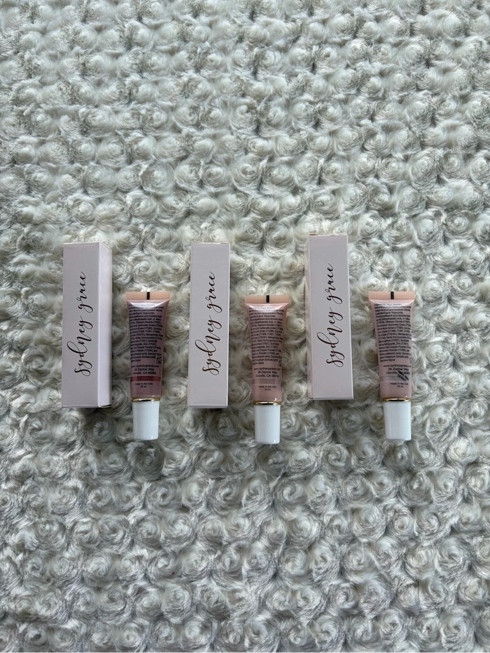 New Set of 3 Sydney Grace Cream Eyeshadows